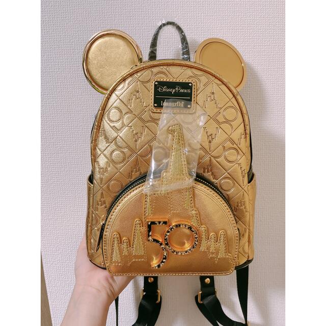 ディズニー WDW50周年 Loungefly リュックサック バックパック 城