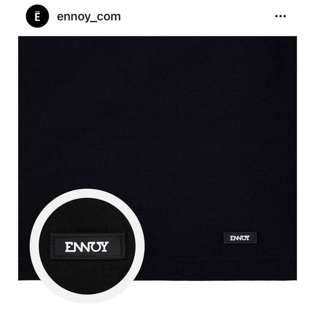 【裾ロゴ】ENNOY 3PACK T-SHIRTS L エンノイ　バラ売り