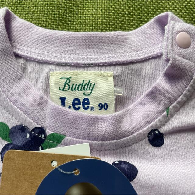 Buddy Lee(バディーリー)のお値下げ　buddy Lee 新品未使用　90㎝　ブルーベリー キッズ/ベビー/マタニティのキッズ服女の子用(90cm~)(Tシャツ/カットソー)の商品写真