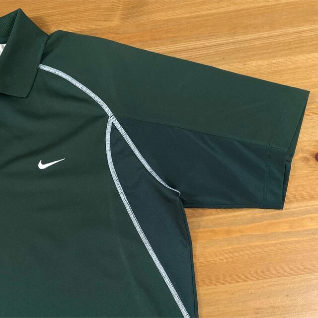 NIKE NIKE GOLF ナイキゴルフ 切り替え メッシュ ポロシャツ 半袖 刺繍ロゴの通販 by MK-Vintage |ナイキならラクマ 美品 NIKE GOLF ナイキ ポロシャツ(L)半袖 黄緑 ロゴ刺繍 メッシュ