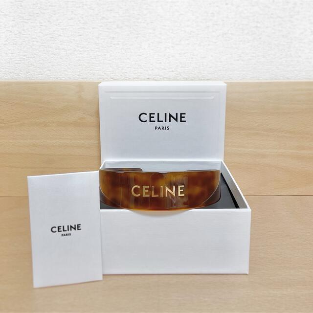 CELINE カチューシャ ハバナブロンド