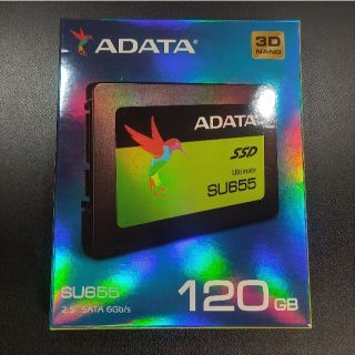 アルダータ(ADATA)の120GB SSD ADATA SU655 ASU655SS-120GT-C(PCパーツ)