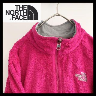 ザノースフェイス(THE NORTH FACE)のザ・ノースフェイス フリースジャケット ロゴ刺繍入 ピンク レディースS(その他)