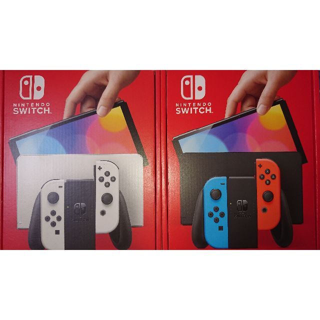 新品未使用 任天堂スイッチ有機el 2台セット