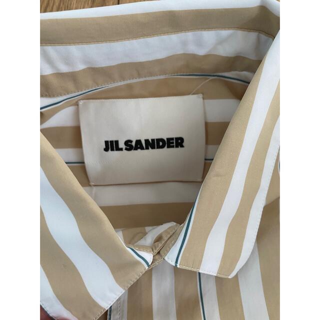 Jil Sander(ジルサンダー)のジルサンダー　ストライプ　シャツ　富岡佳子さん　ドゥロワー　charvet レディースのトップス(シャツ/ブラウス(長袖/七分))の商品写真