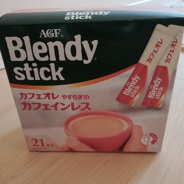 AGF(エイージーエフ)のブレンディスティックカフェオレやすらぎのカフェインレス5本 食品/飲料/酒の飲料(コーヒー)の商品写真