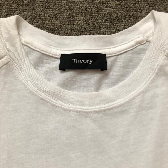 theory(セオリー)のTheory  白　シャツ レディースのトップス(Tシャツ(半袖/袖なし))の商品写真