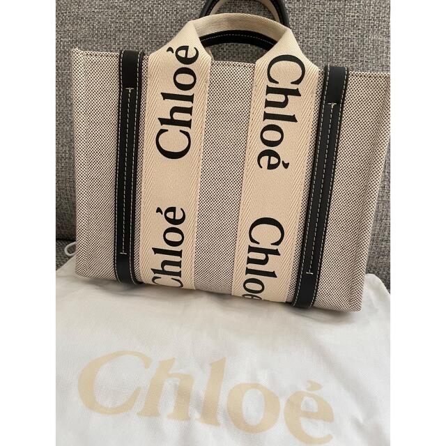 Chloe クロエ　woody スモールトートバッグ