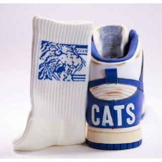 Foxtrot Uniform Wildcats Socks 靴下ソックス白青(ソックス)