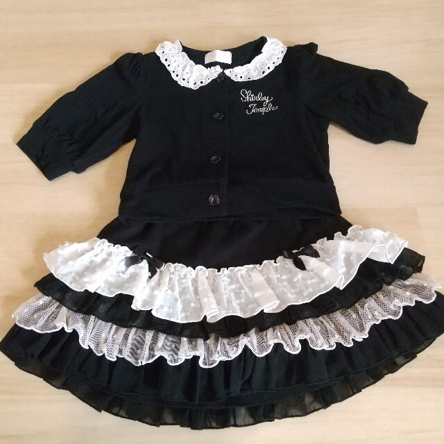 Shirley Temple(シャーリーテンプル)のShirleyTemple110センチ上下セット キッズ/ベビー/マタニティのキッズ服女の子用(90cm~)(ドレス/フォーマル)の商品写真