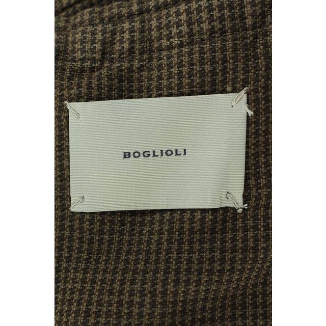 超激得好評 BOGLIOLI - ボリオリ COAT リネン混千鳥柄テーラード