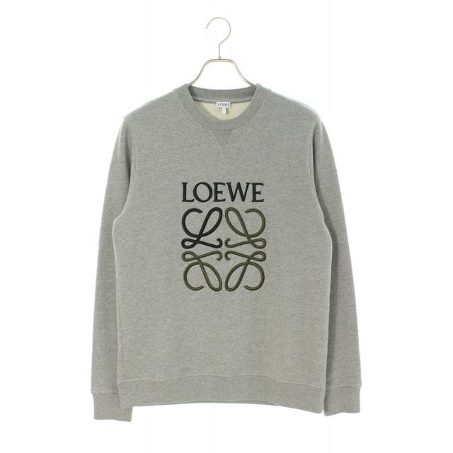 LOEWE - ロエベ アナグラムエンブロイダリークルーネックスウェット M