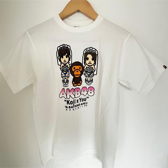 限定コラボ　APE × AKB48 大島優子 & 小嶋陽菜 Tシャツ　M