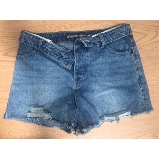Alexander Wang - デニムショートパンツの通販 by pp|アレキサンダー