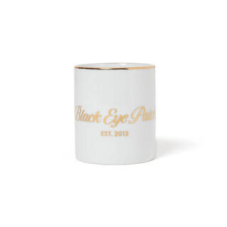 新品 BLACK EYE PATCH WHITE MUG CUP マグカップ(グラス/カップ)