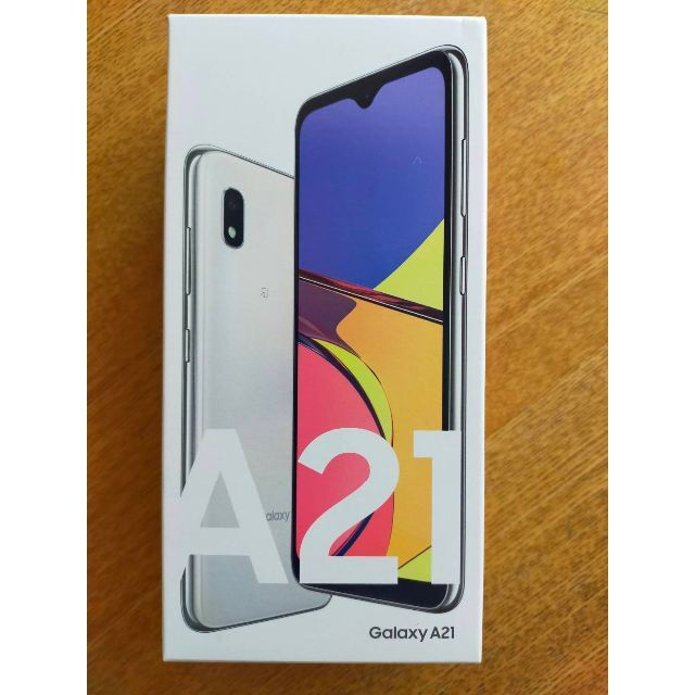 クリアケース付属 SIMロック解除済 Galaxy A21 SCV49 ホワイト