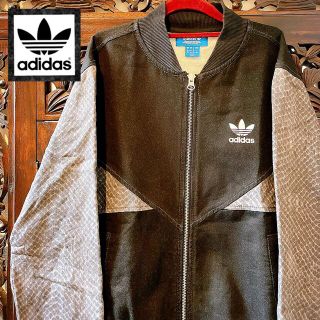 アディダス(adidas)のアディダス オリジナルス 希少 パイソン柄 デニム ジャージ パーカー リタオラ(ブルゾン)