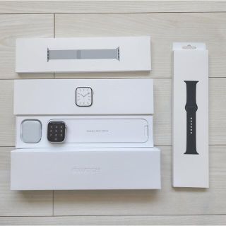 アップルウォッチ(Apple Watch)のApple Watch Series 7 45mm セルラー ステンレス(腕時計(デジタル))