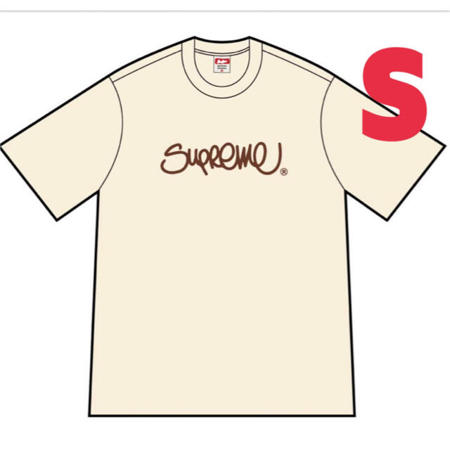 Supreme Handstyle Tee "Natural"