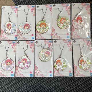 バンダイ(BANDAI)の五等分の花嫁　幸せの結び　ラバーストラップ(キャラクターグッズ)