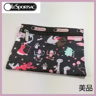 レスポートサック(LeSportsac)の【美品】LeSportsac レスポートサック ポーチ マルチカラー(ポーチ)