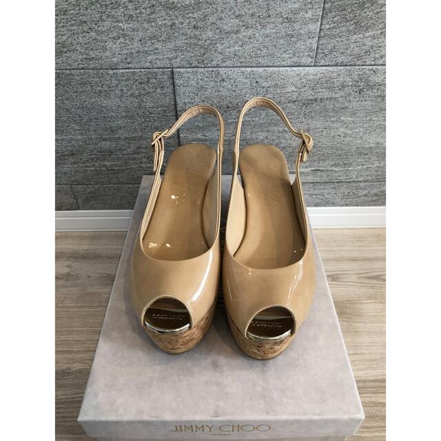 JIMMY CHOO - JIMMY CHOO ウェッジサンダル