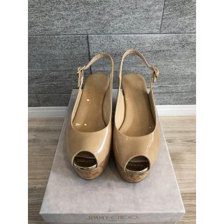 ジミーチュウ(JIMMY CHOO)のJIMMY CHOO ウェッジサンダル(サンダル)