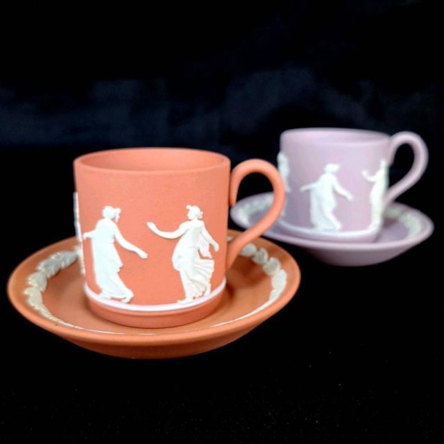 WEDGWOOD - 未使用 ウェッジウッド ジャスパー ダンシングアワー カップ&ソーサー ペアの通販 by wani's shop