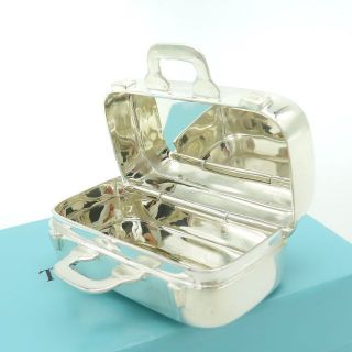 極希少 美品 ティファニー ボストンバッグ シルバー ピルケース OO23