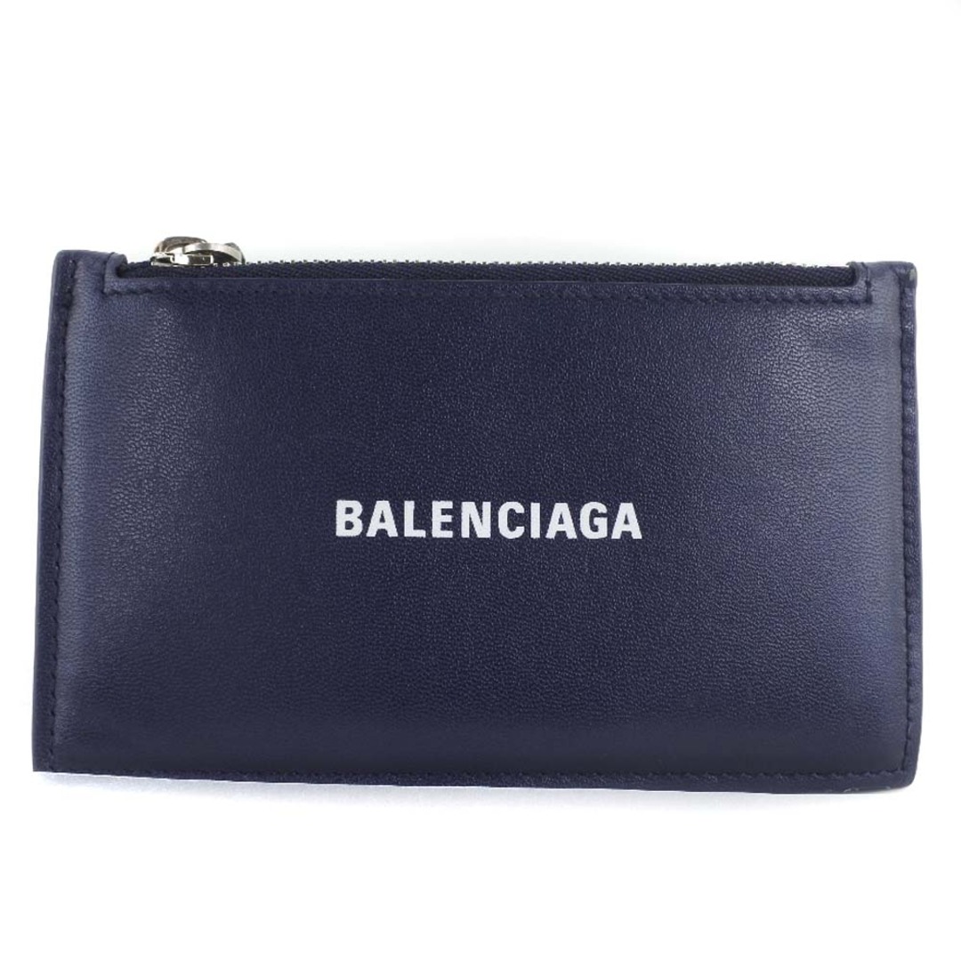 【BALENCIAGA】バレンシアガ フラグメントケース 637130 1IZI3 カーフ ネイビー ユニセックス コインケース