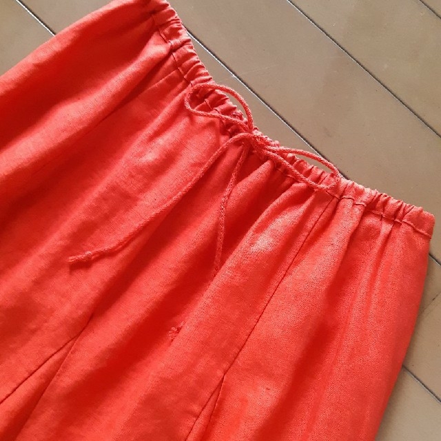 LUCA(ルカ)のLADY LUCK LUKA　マキシスカート　レッド レディースのスカート(ロングスカート)の商品写真