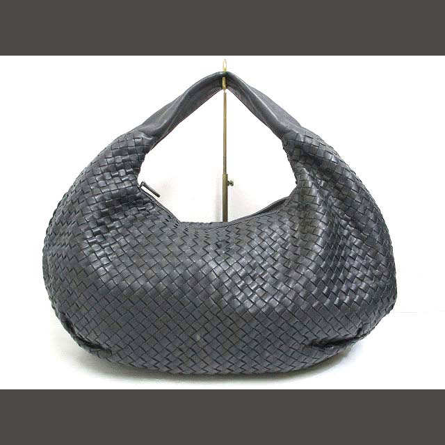 Bottega Veneta(ボッテガヴェネタ)のボッテガヴェネタ イントレチャート ハンド バッグ 黒 ブラック 232500 レディースのバッグ(ハンドバッグ)の商品写真