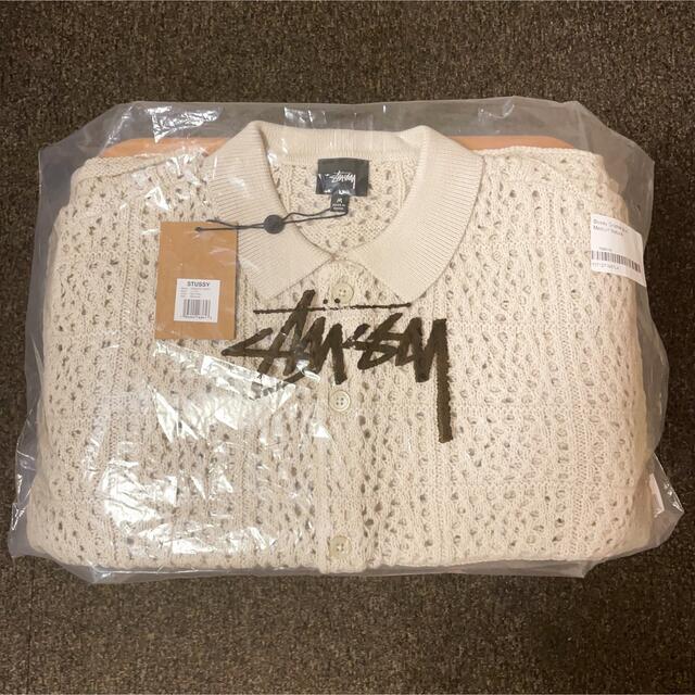 STUSSY CROCHET SHIRT ステューシー 22SS