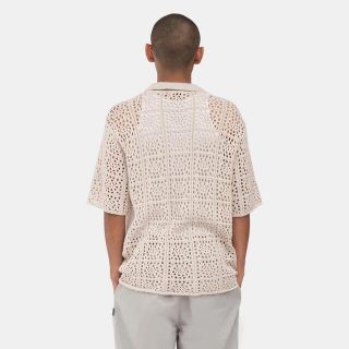 STUSSY CROCHET SHIRT ステューシー 22SS