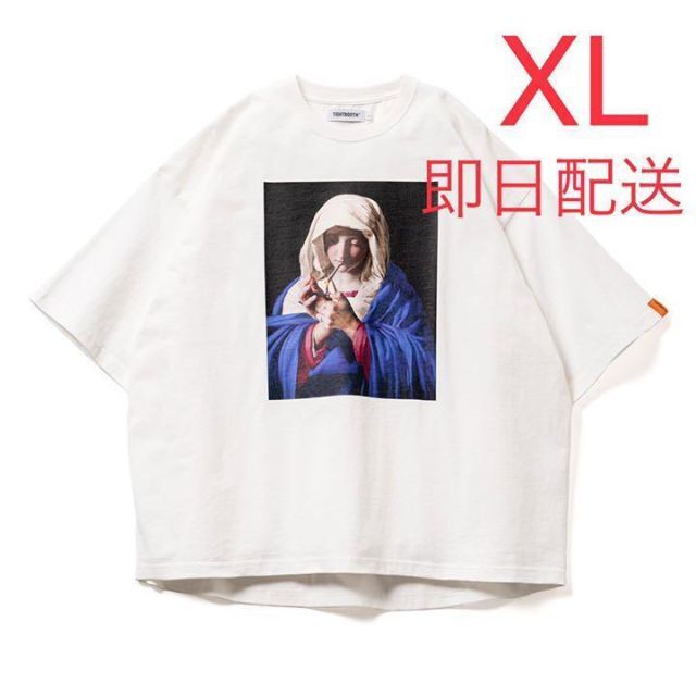 tightbooth 白 XL Tシャツ SMOKE UP SON メンズのトップス(Tシャツ/カットソー(半袖/袖なし))の商品写真