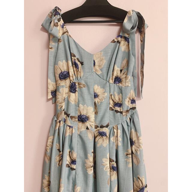 新品 未使用  Sunflower-Printed Midi Dress