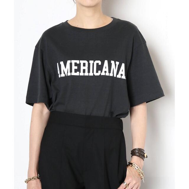 購入クリアランス MUSE Tシャツ 【AMERICANA/アメリカーナ】コンパクトテンジク Tシャツ/カットソー(半袖/袖なし)