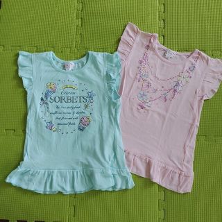 マザウェイズ(motherways)のmotherways 女の子ノースリーブ2枚セット(size140)(Tシャツ/カットソー)