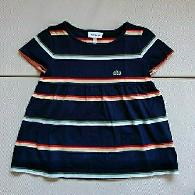 LACOSTE(ラコステ)のLACOSTEキッズTシャツ128cmその② キッズ/ベビー/マタニティのキッズ服女の子用(90cm~)(Tシャツ/カットソー)の商品写真