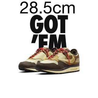 ナイキ(NIKE)のTravisScott×Nike Air Max 1 CACT.US Brown(スニーカー)