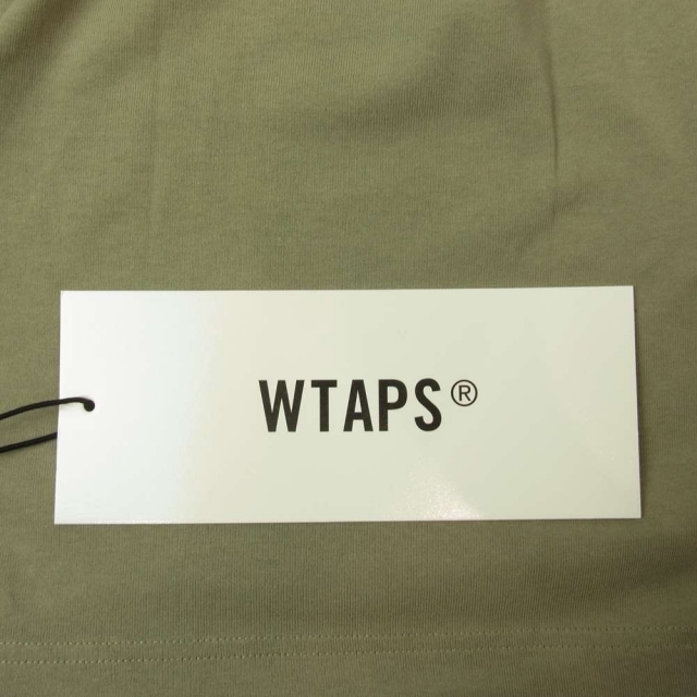 WTAPS ダブルタップス C8-U302 × Champion チャンピオン ショートスリーブ Tシャツ カーキ系 L【新古品】【未使用】