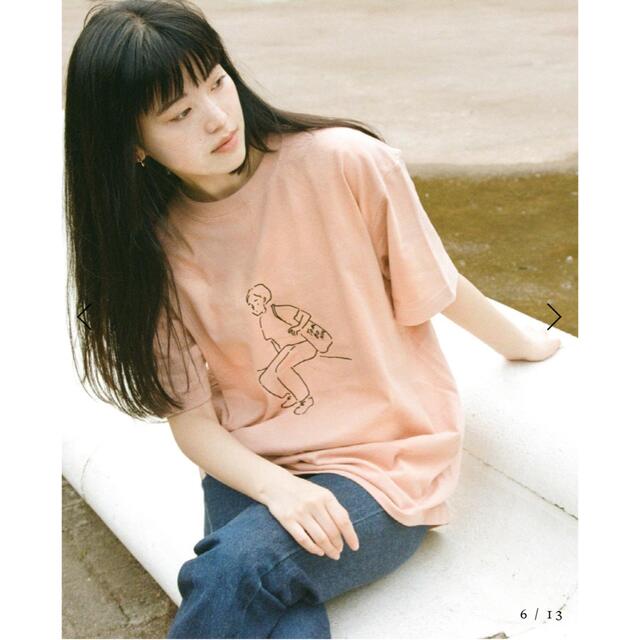 tombonia  シティガールTシャツ　コーラルピンク