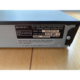 SONY BDZ-EW1100 1TB ブルーレイレコーダー ソニーの通販 by さやか's