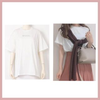 スナイデル(SNIDEL)の新品 SNIDEL スナイデル ◯フォイルプリントTシャツ(Tシャツ(半袖/袖なし))