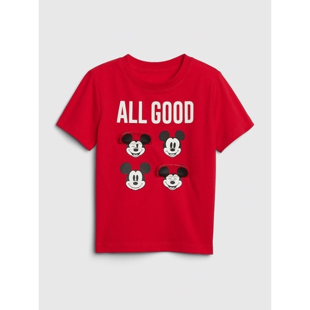 babyGAP(ベビーギャップ)の【新品】baby Gap ディズニー ミッキーマウス Tシャツ キッズ/ベビー/マタニティのキッズ服女の子用(90cm~)(Tシャツ/カットソー)の商品写真