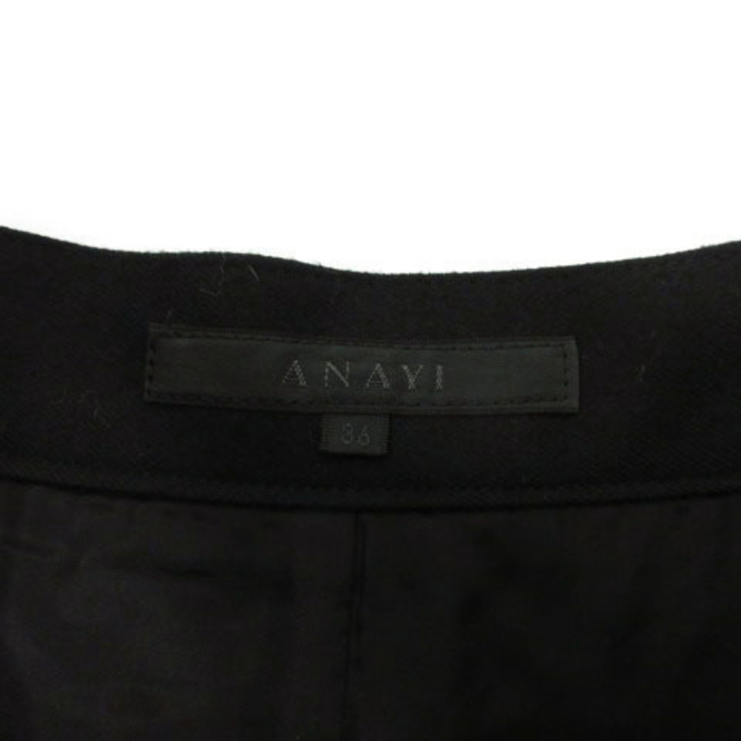 ANAYI(アナイ)のアナイ ANAYI パンツ ガウチョパンツ ウール混 日本製 ブラック 黒 36 レディースのパンツ(その他)の商品写真