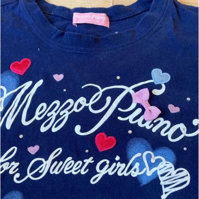 mezzo piano(メゾピアノ)のメゾピアノ　Tシャツ　160㎝ キッズ/ベビー/マタニティのキッズ服女の子用(90cm~)(Tシャツ/カットソー)の商品写真