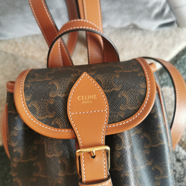CELINE ミニ フォルコバックパック / トリオンフ カーフスキン - バッグ CELINE ミニ フォルコバックパック / トリオンフ カーフスキン - バッグ
