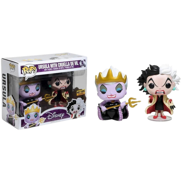 Disney(ディズニー)のFunko POP! アースラ with クルエラ 限定 ファンコ エンタメ/ホビーのフィギュア(SF/ファンタジー/ホラー)の商品写真