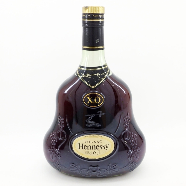 ヘネシー XO 金キャップ グリーンボトル 40％ 1000ml 未開栓 古酒 お酒 ブランデー Hennessy【送料無料】